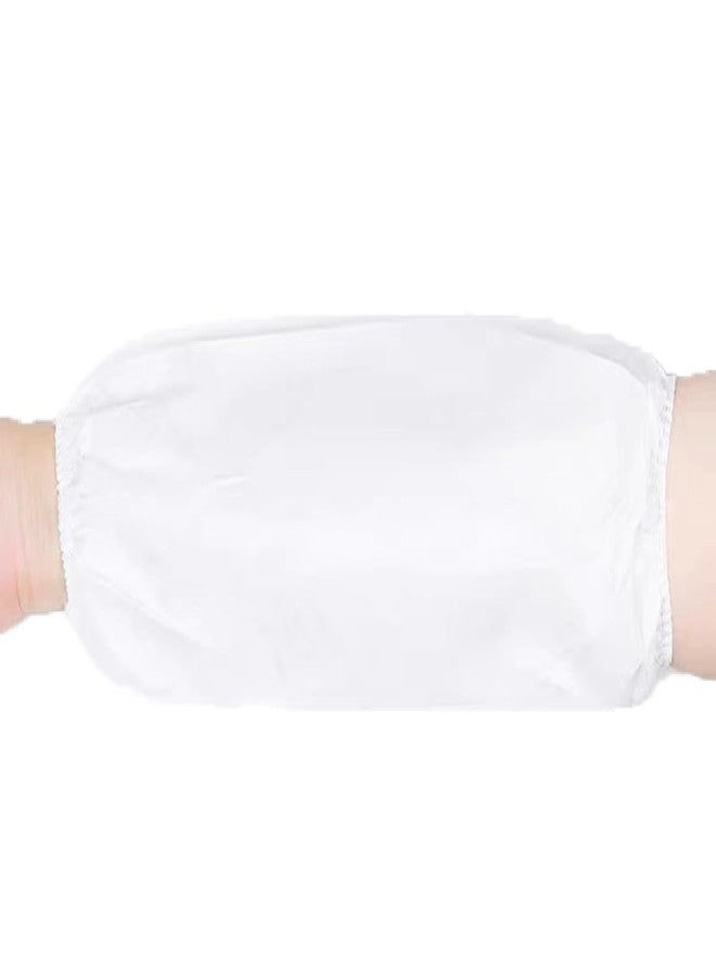 ZMDREAM Hazmat Sleeves Covers Arm Protector with Elasticated Ends White for Painting Tatoo Cleaning Pack of 100 16 inches - Image 3